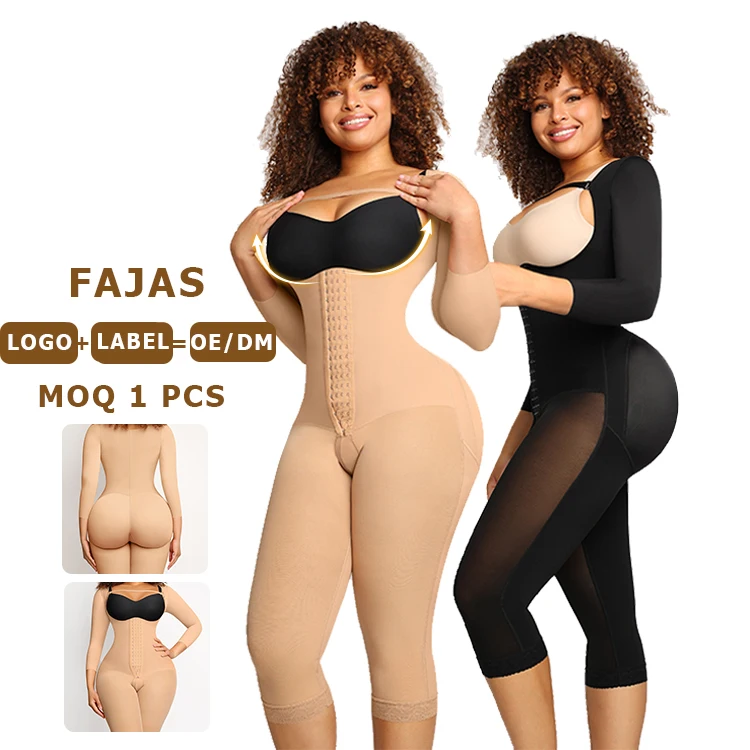 

Fahion 2023 Custom Service Full Body Shaper Enhancer Butt Lifter Hooks Design Seamless Bodysuit Shapewear For Women