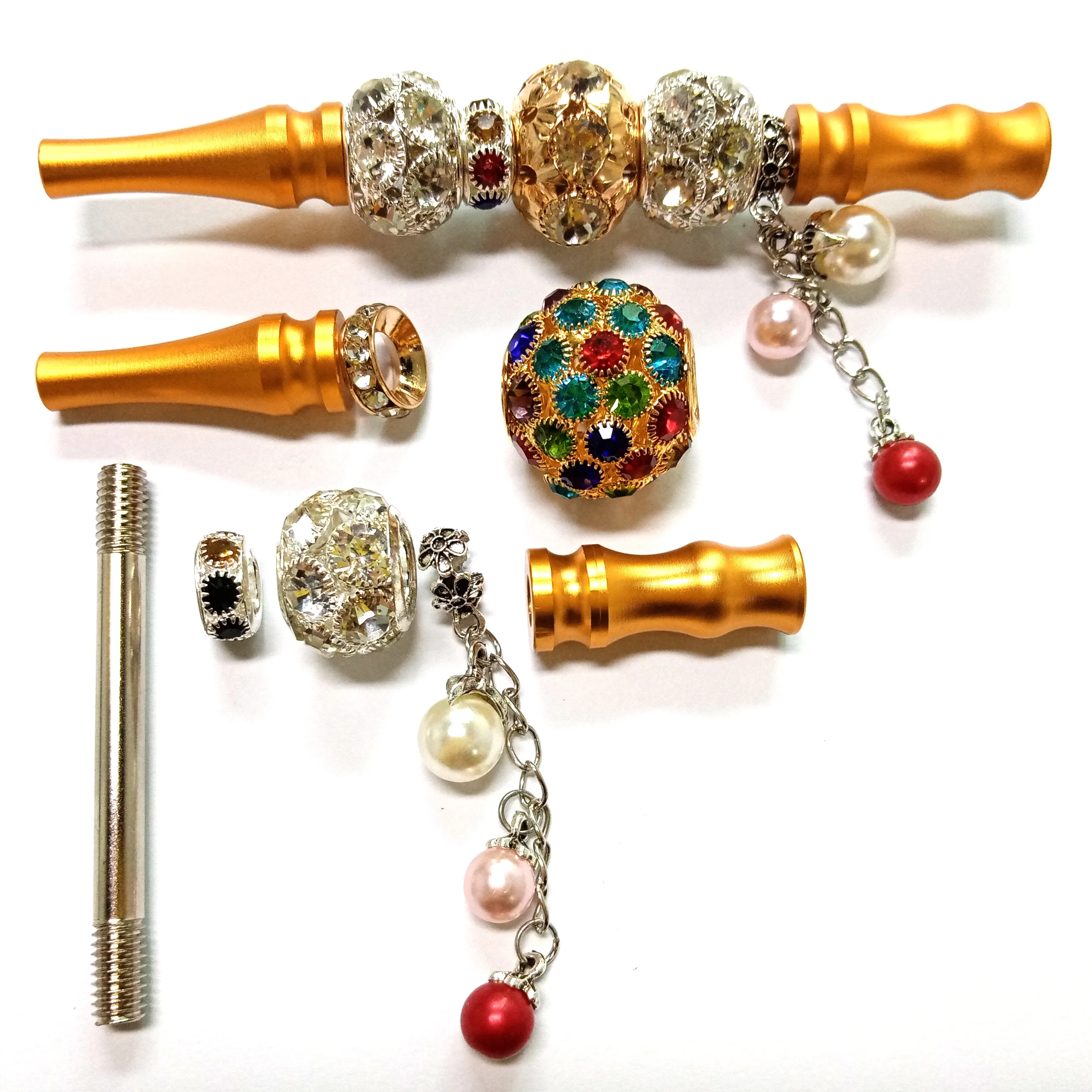 Diy Diamond Bead Hookah Mouthtip Stock Hot Sell Hookah Accessories