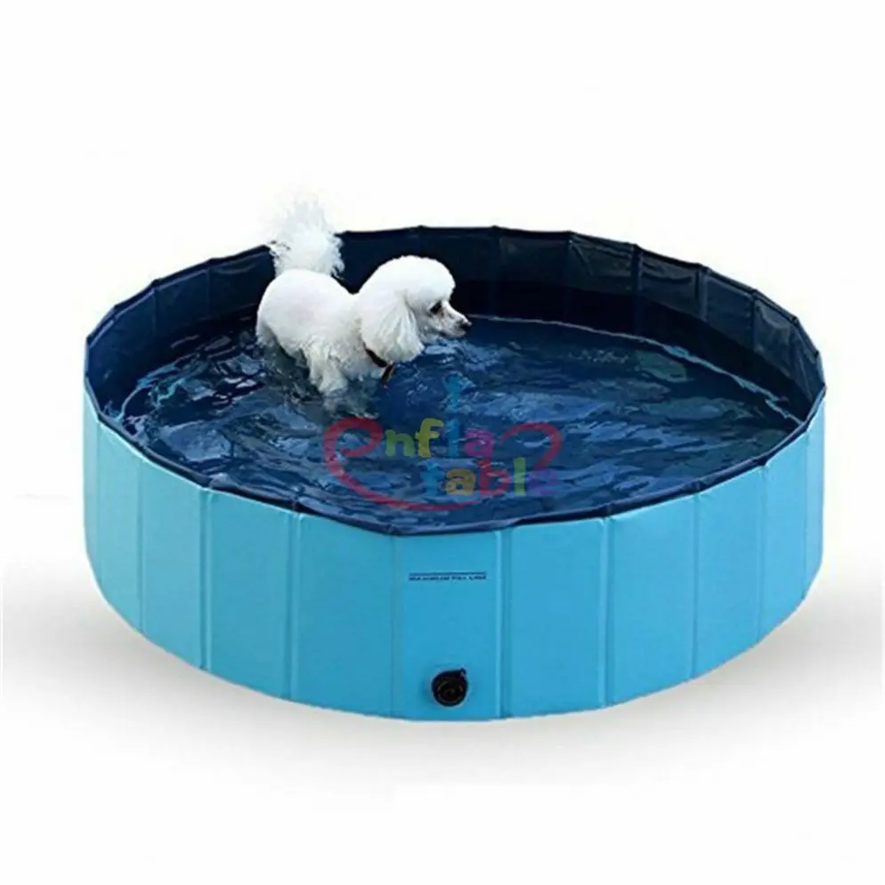 

Portable Dog Swimming Pool Foldable Pet Bath Pool /Collapsible Dog Bathtub Pet Bathing Tub Pool For Dogs Cats Pet Accessories, Blue, red or as customized