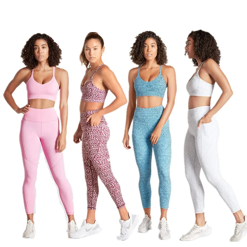 

Women Vital Seamless Yoga Set Fitness Clothing High Waist Gym Leggings+Padded Push Up Sports Bra Running Sportswear Track Suit