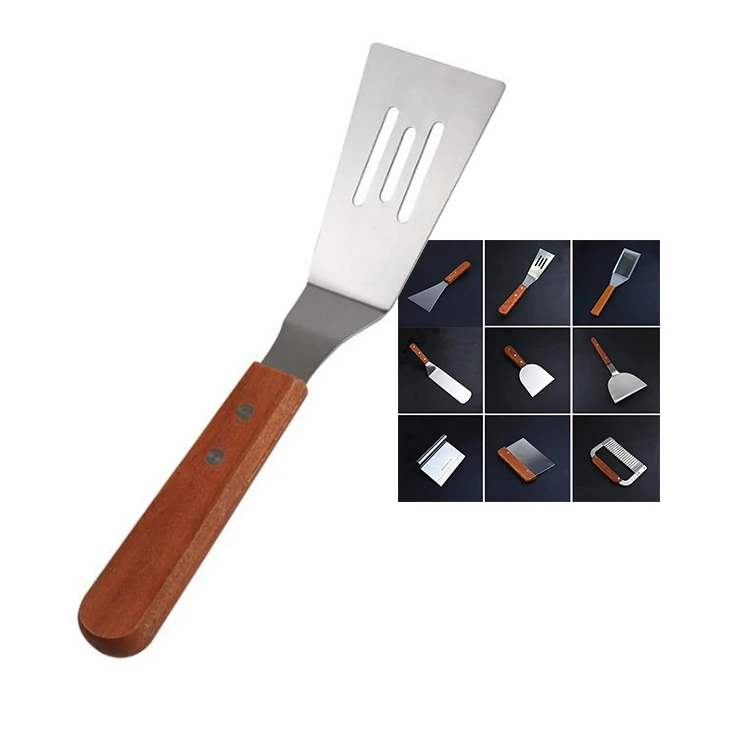 

hotselling Kitchen Stainless steel tools frying spatulas cooking steak pizza cooking shovel, Sliver