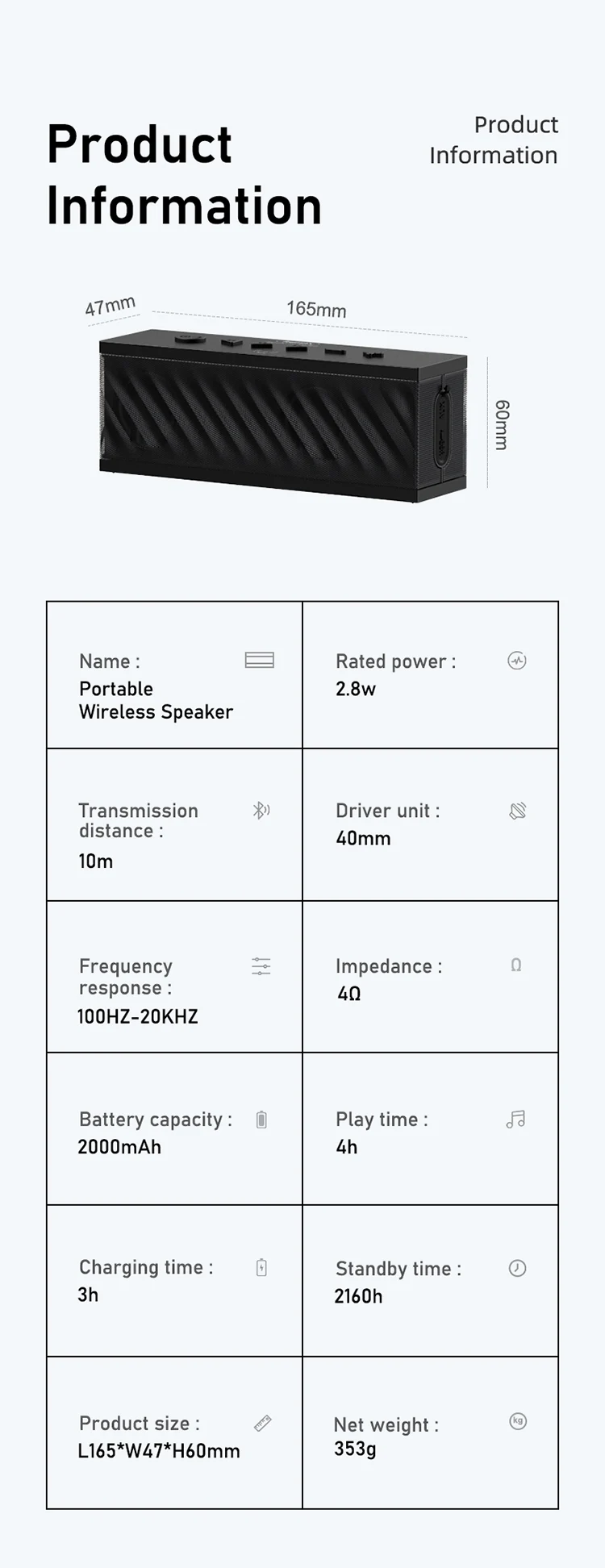 Remax RB-M3 NFC AUX high-power dual audio hands-free subwoofer speaker bass boost bluetooth speaker small - ANKUX.COM