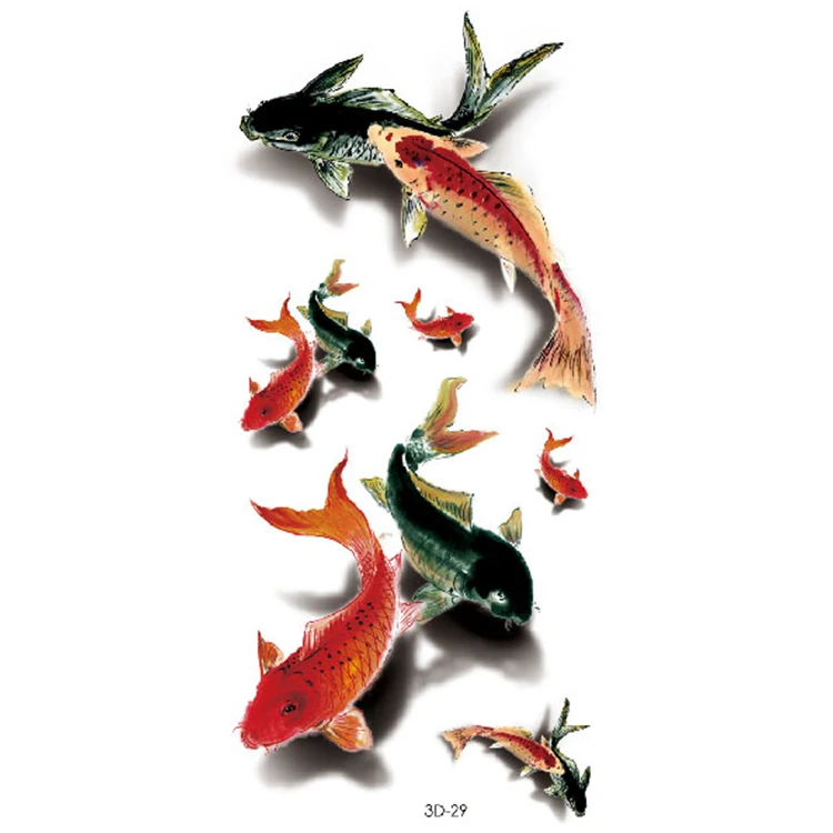 

OEM Good Price Waterproof Kids 3D Temporary Tattoo Sticker for Retail, Cmyk