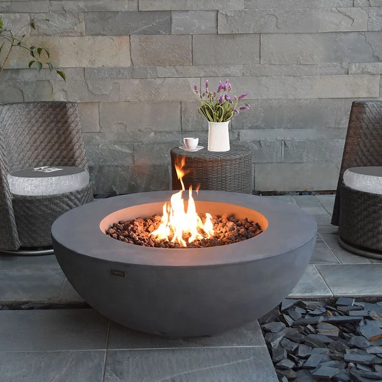 

Elementi hot sale backyard large 42'' Grey fire bowl for table