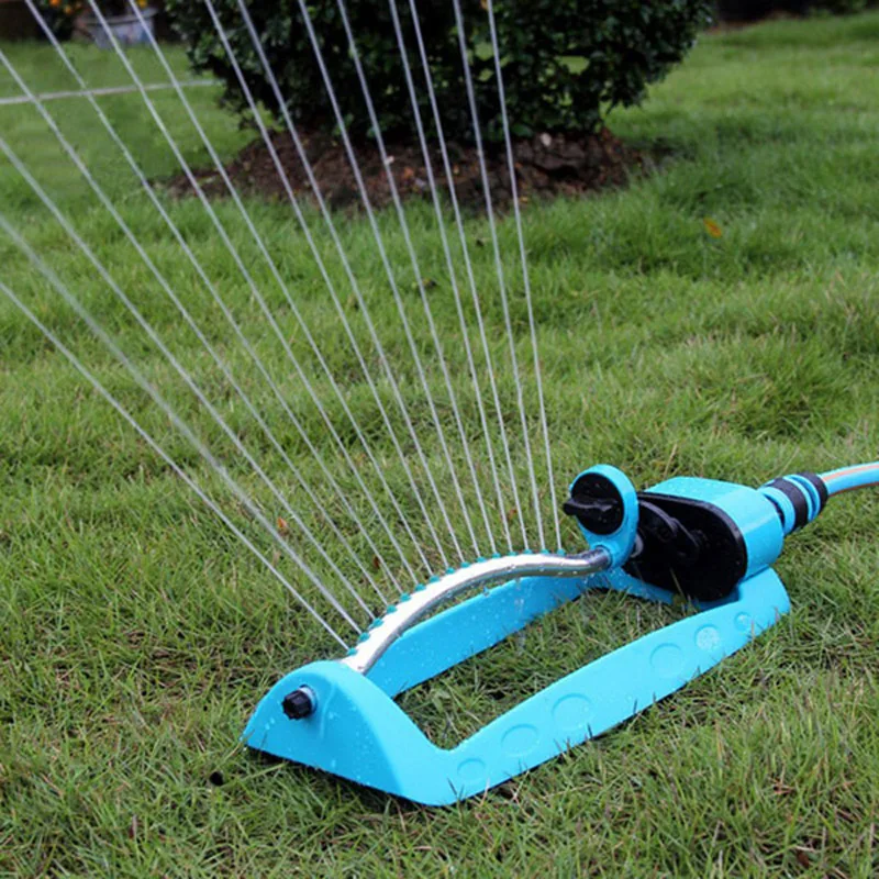 

Automatic swing sprinkler agricultural tools 15 holes swivel nozzle for lawn garden sprayer water irrigation sprinkler systems