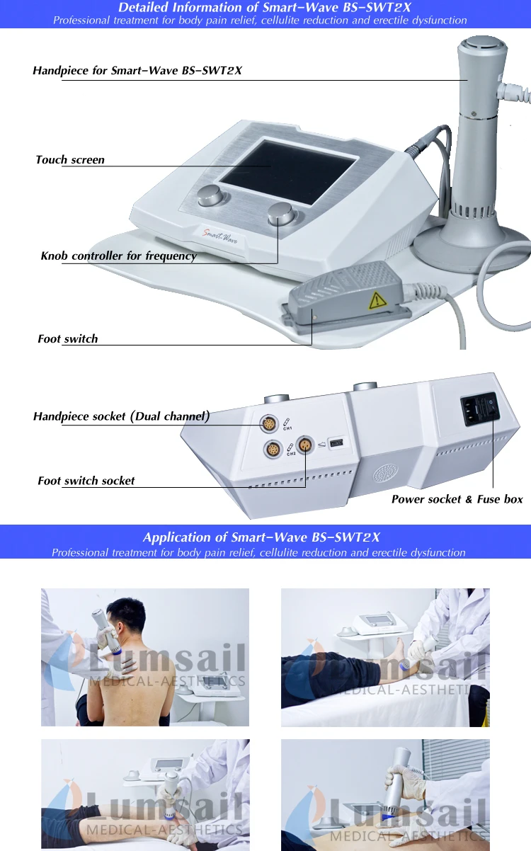 Shock Wave Therapy Machine, For Hospital, Model Name/Number: BS-SWT2X