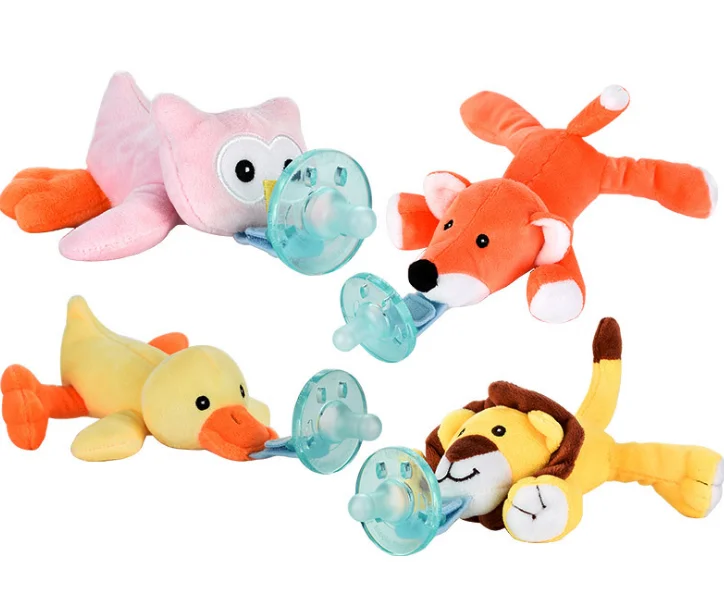 

Factory direct sale 2020 hot Fashional Style Cheap plush toys with pacifier, Any paton colour code is avilable