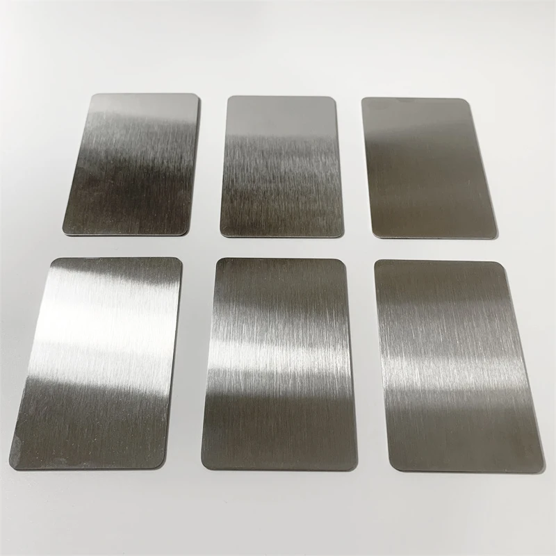 

2023 Wholesale Stainless Steel Custom Blank Metal Credit Card