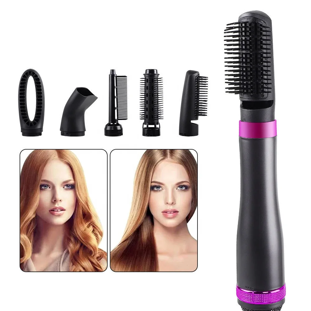 

Professional 1000W Hot Ceramic 5 In 1 One Step Blow Hair Dryer straightener And Styler Rotary Volumizer Electric Hot Air Brush
