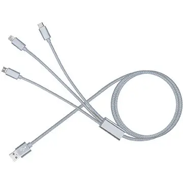 

Mobile Phone 3 in 1 Mini Usb Fast Charging Cable for iPhone /HUAWEI/OPPO/VIVO, Customized color