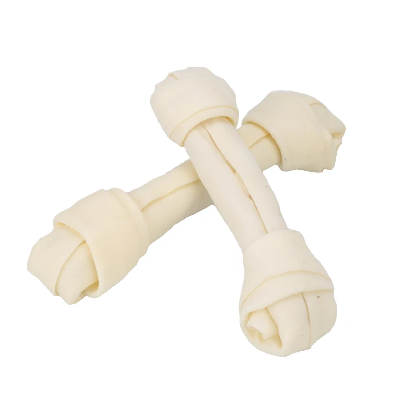 white rawhide dog chews