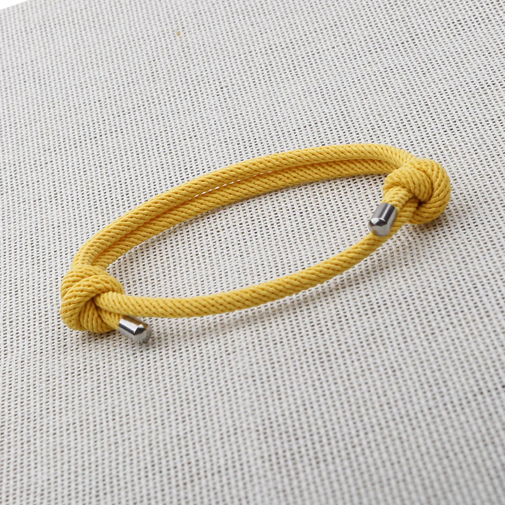 

Sports Rope Lucky Survival Bracelet Women Men Handmade Colorful Milan Rope Couple Bracelets Femme Lover Jewelry friendship Gifts, Picture shows