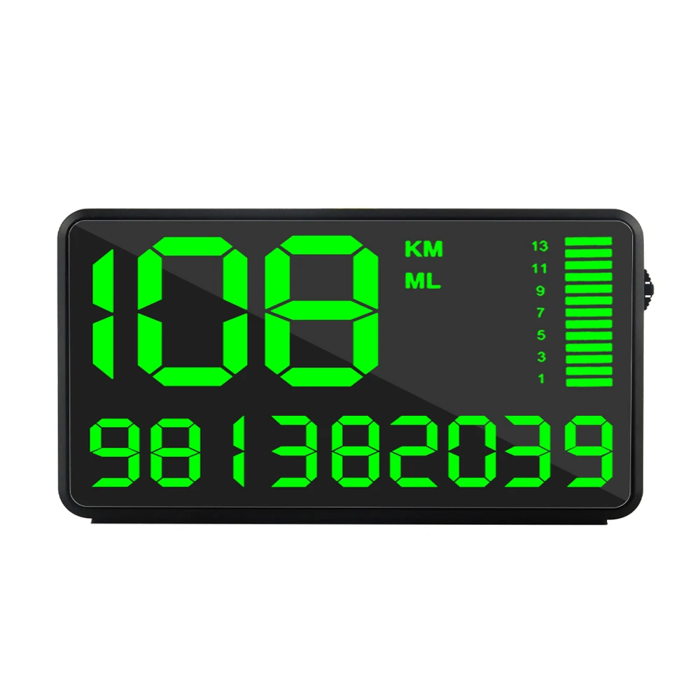 C90 Gps Speedometer Hud Display Car Hud With Overspeed Alarm Driving