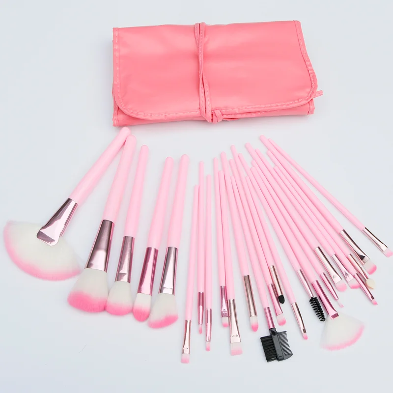 

Wholesale Private Label Make Up Brushes 24 Piece Professional Makeup Brush Set With Cosmetic Bag