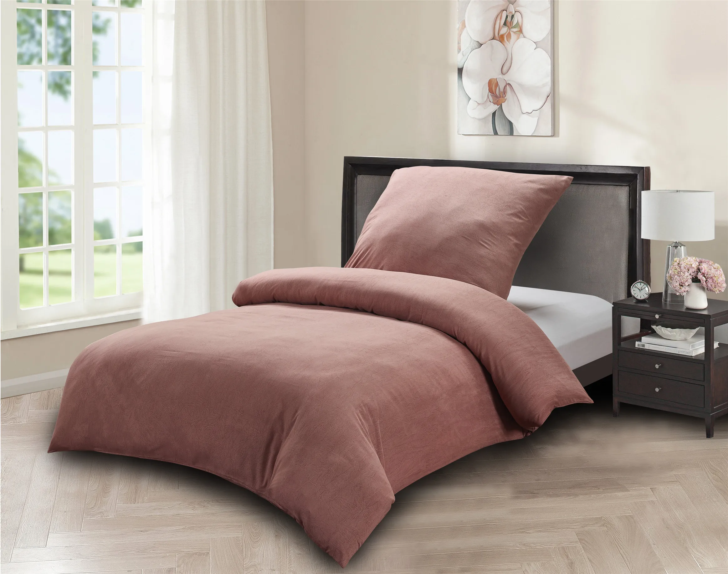 定制的优质时尚豪华床上用品酒店羽绒被套套装