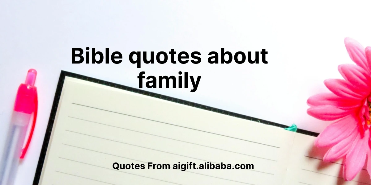 bible quotes about family