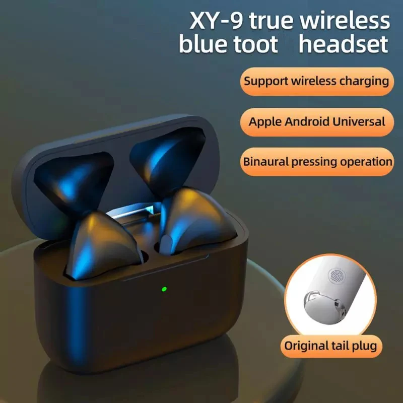 

XY-9 Headsets 9D Stereo Universal Sports Fone Wireless Headphones Audifonos TWS 5.0 Earbuds Auto Ear Recognition xy-9 Earphone