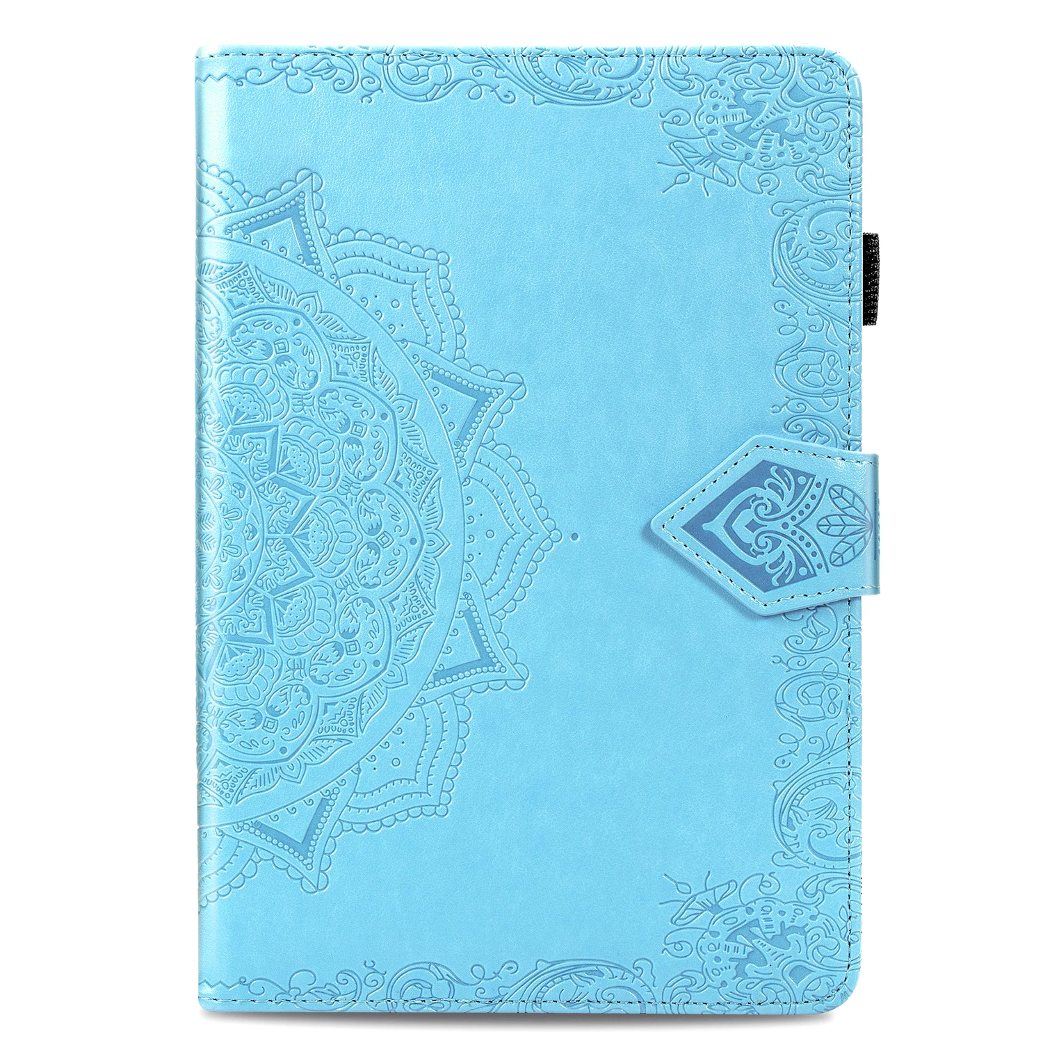 

Embossed Flip Bracket Leather Tablet Case For iPad 12345