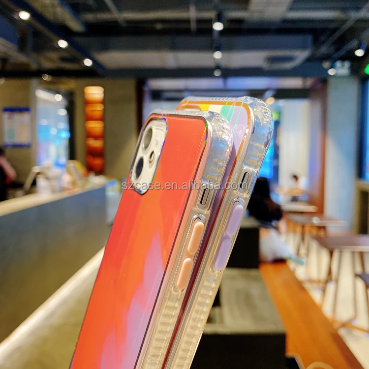 

IMD Phone DIY Design IMD Geometric Stripe TPU Transparent Mobile Cell Phone Back Cover Case For Samsung Galaxy A30S / A50