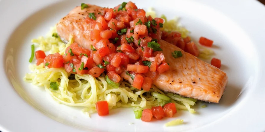 Grilled salmon brushed with spiced oil