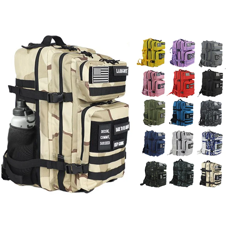 

900D Oxford Tactical Bag Molle Pouch Assault Pack Combat Backpack Trekking Military Tactical Backpack