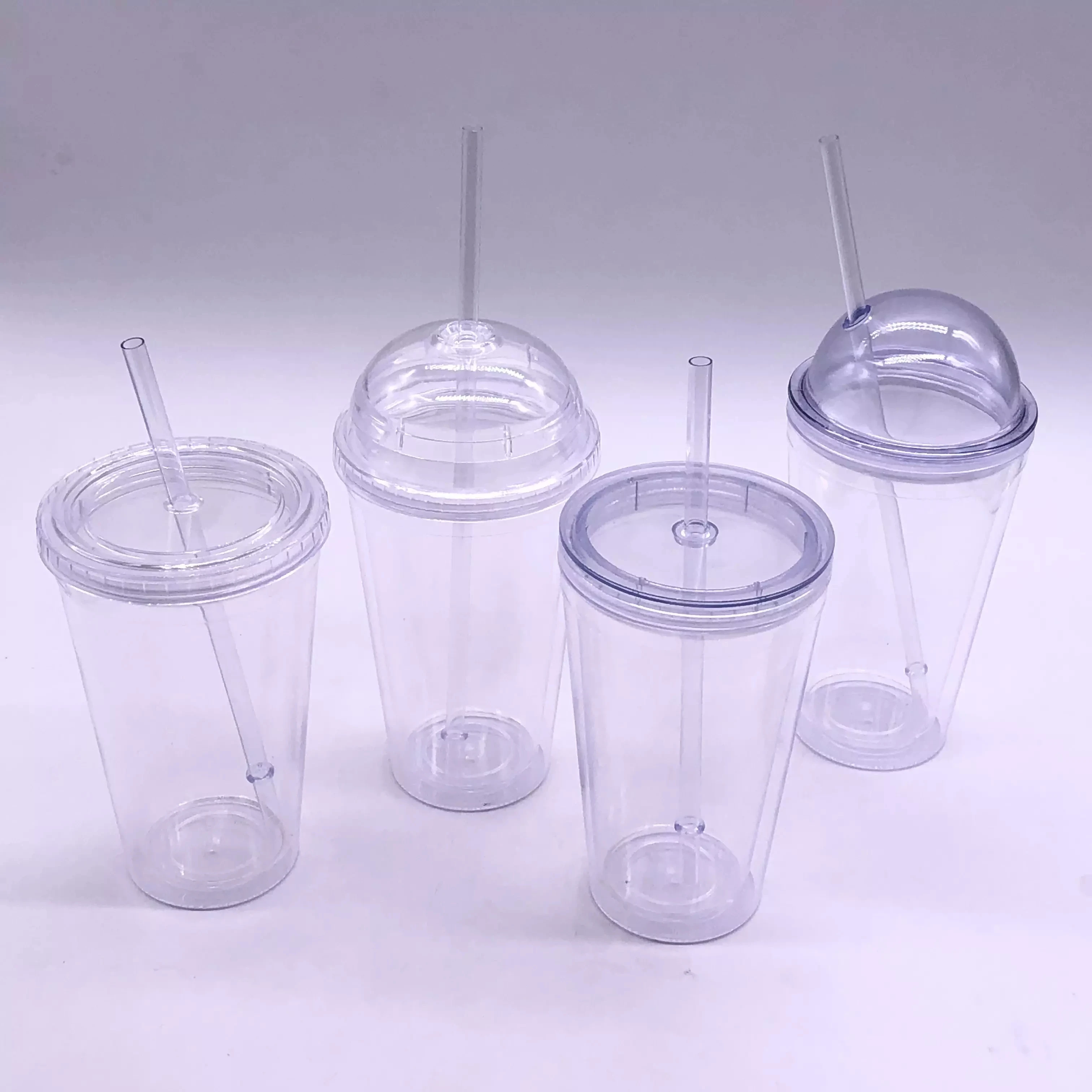 

OEM Starry Sky Tritan Cup 16OZ Reusable Double Wall Plastic Cup tumbler With Straw and Lids, Customized color