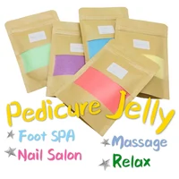

Rose Green Tean Chamomile Lavender Crystal Mud For Pedicure Service Salon Exfoliating Scrub Relax Foot Jelly SPA