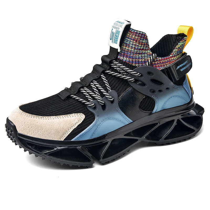 

Wholesale 2021 Blade bottom men's casual cross border breathable hard-wearing trend versatile men's sneaker