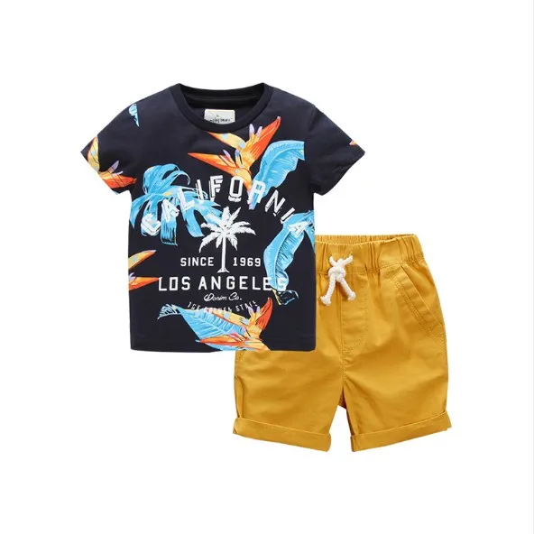 Wholesale Kids Clothing Sets 2-7year Casual Wear Boys Outfits Printed T ...