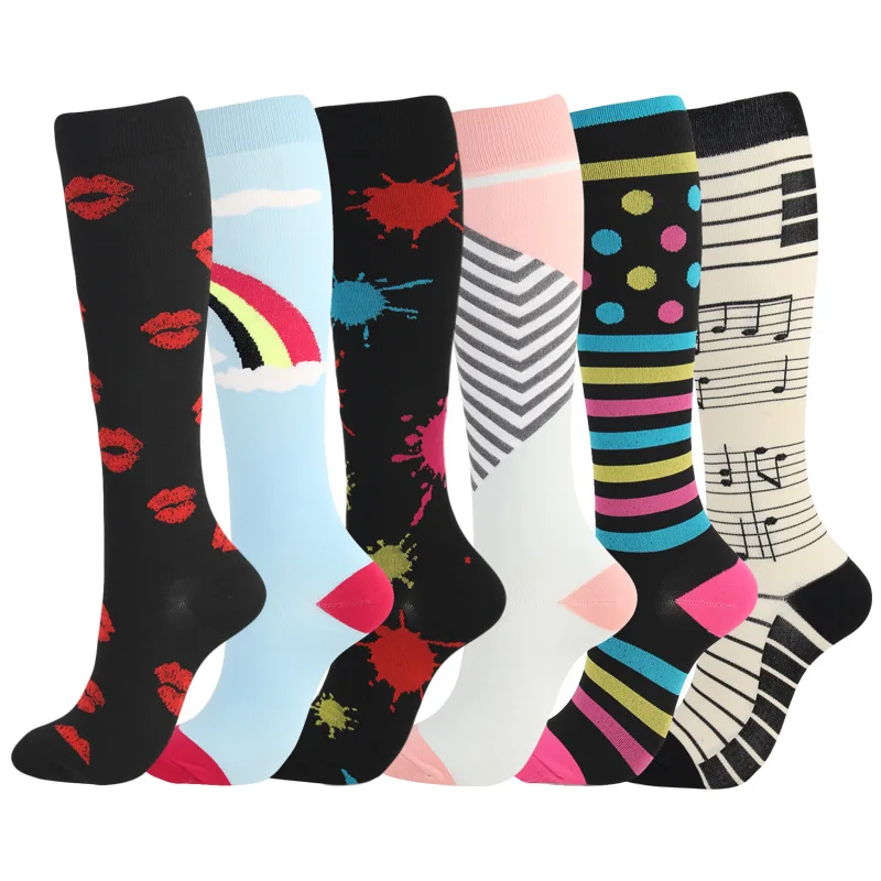 

Custom logo Arch support nylon sports compression socks 20-30 mmhg, As the picture and your request