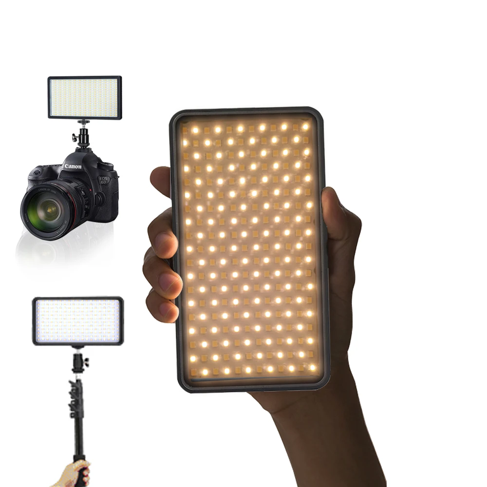 

Brightness Adjustable Portable Panel Video LED Fill Light Photographic Lighting