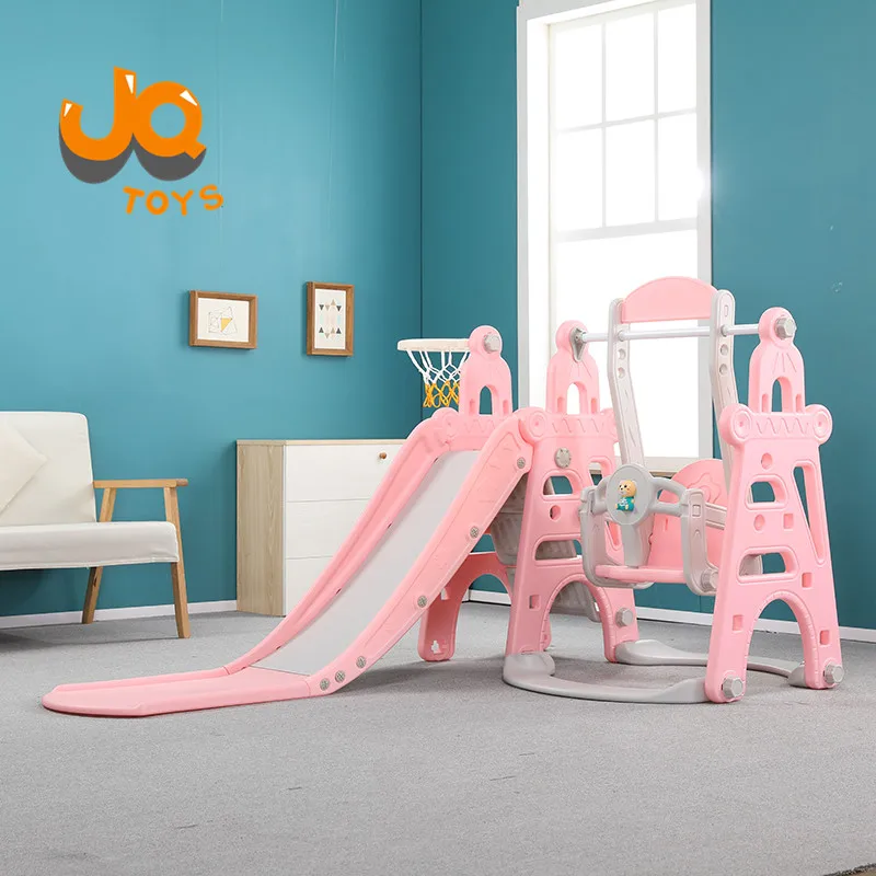 

baby plastic manufactures indoor swing toddler slides and climbers plasitic baby slide and swing for kids, Customized