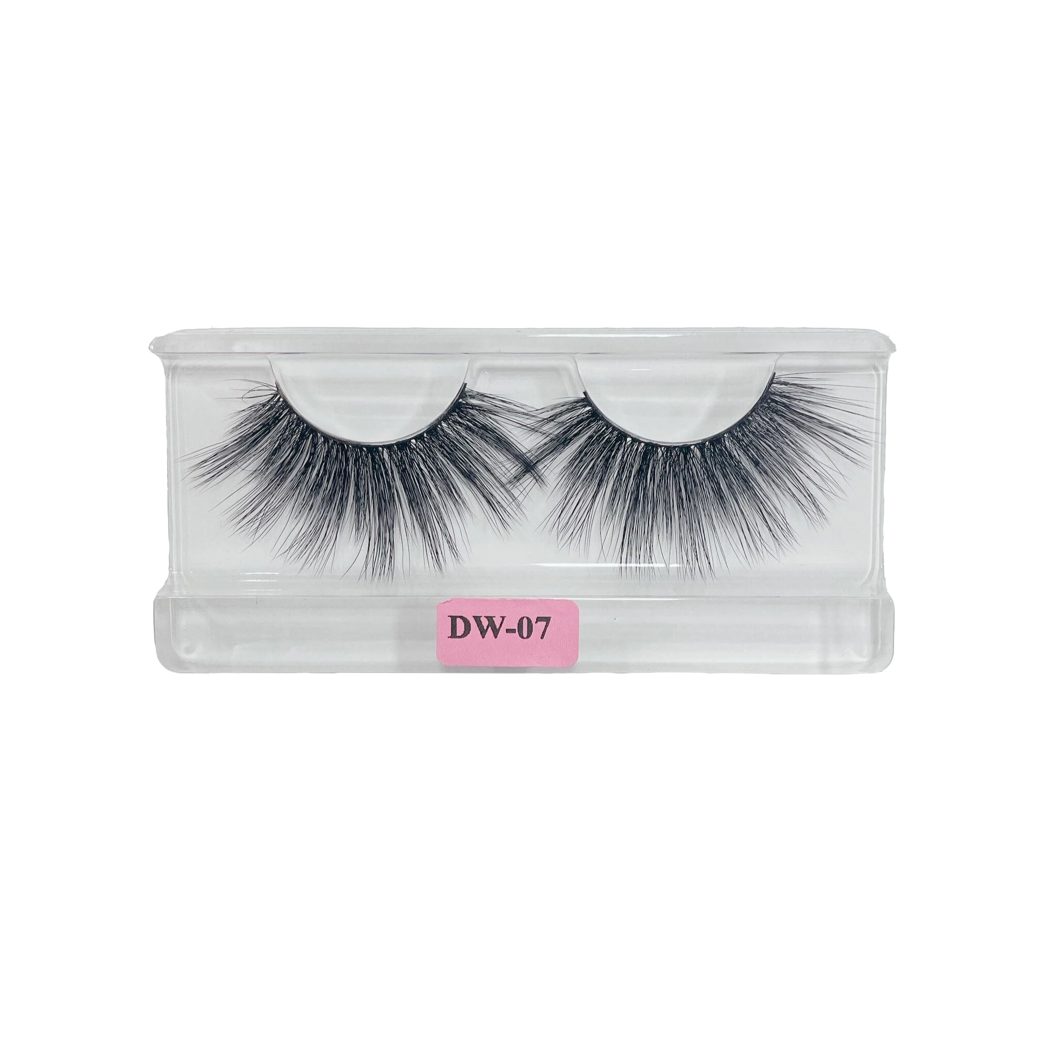 

Private Label 25mm 3D Faux Mink Fake Eyelashes, Black color