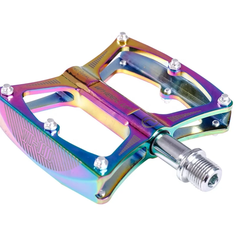 

WHEEL UP OEM Mountain Road Bike Pedals Aluminum Alloy Bicycle Ultra-light Pedals For MTB, Colorful