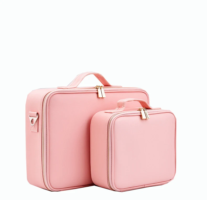 

2020 colorful Luxury women zipper beauty custom logo Pu cheap makeup cosmetic bag, Customized