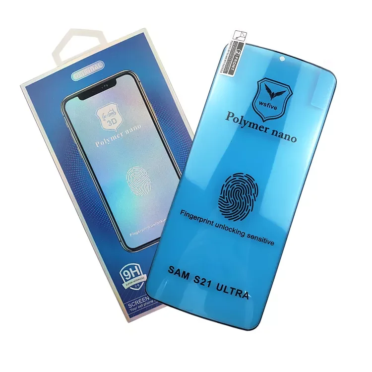 

Soft PMMA Screen Protector for Samsung S23 S23+ S23 ultra Polymer Nano TPU Screen Protector hydrogel protective film s22 s22+