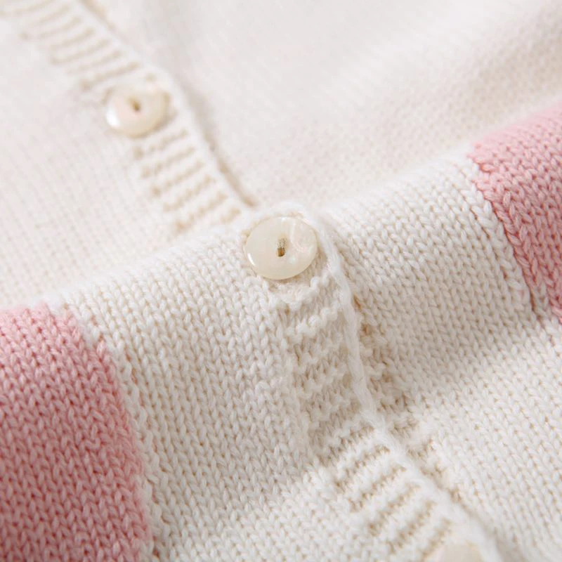 
Baby girls knitted cotton cardigan outfit 