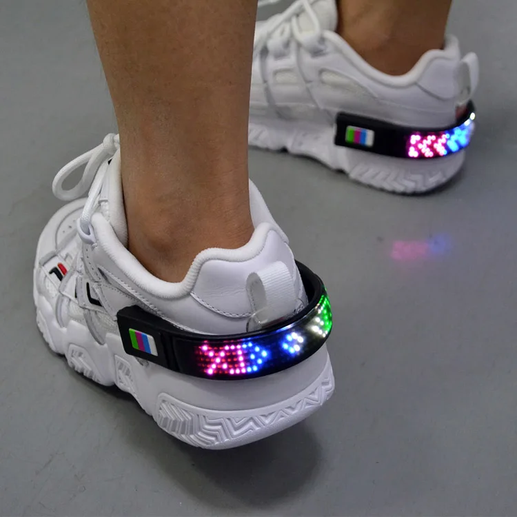 

11 Patterns Safety Outdoor Sport Bright Light Cycling LED Shoe Heel Clip Led Spur Light Up Spur