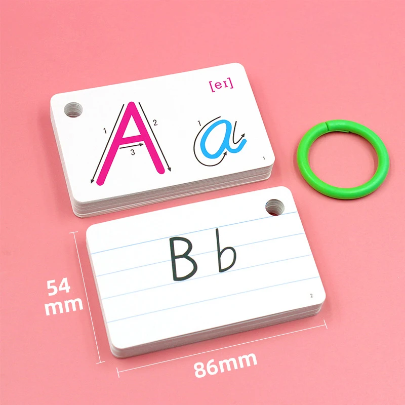 

Custom printed paper kids educational flash cards printing, Custom color accepted