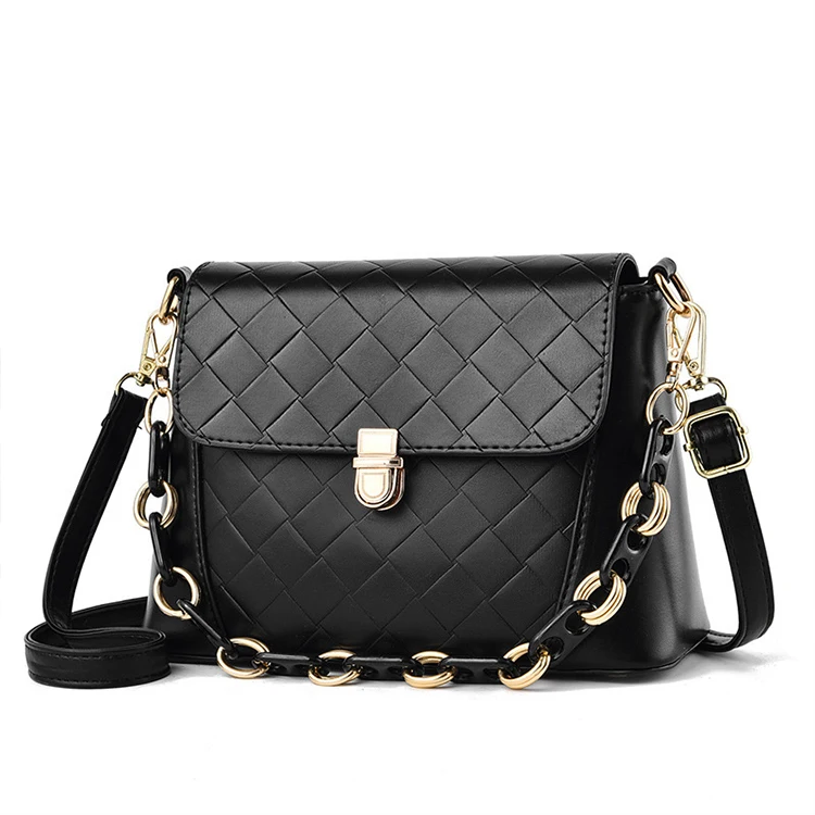 

CB554 New trendy simple chain messenger shoulder bag wholesale luxury handbag for female