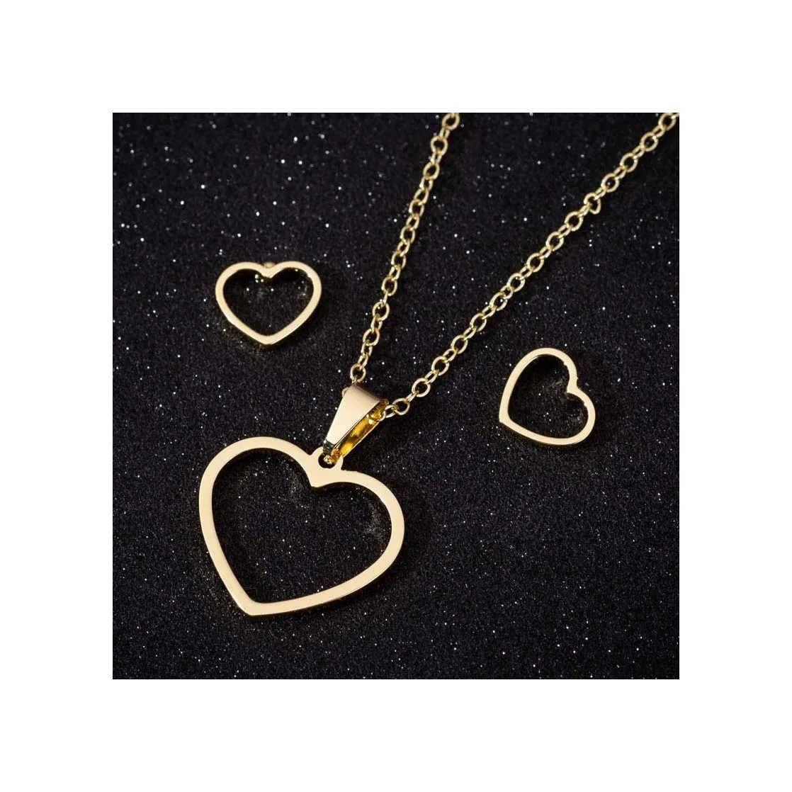 

Wholesale Price The Latest Fashion Necklace and Earring Sets Mix for Personal decoration, Gold, silver