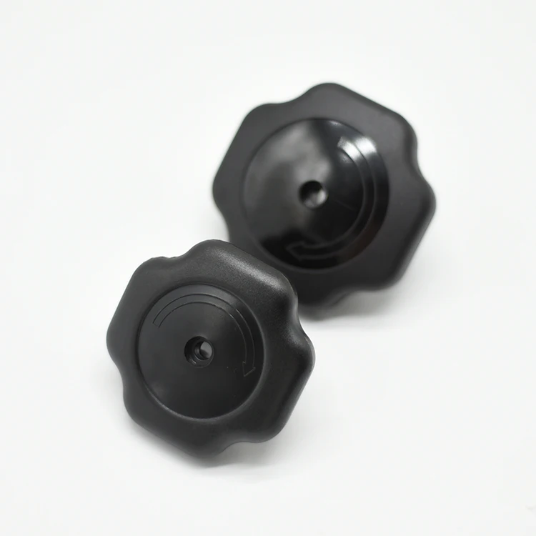 Grinder Machine Multi-lobe Machinery Clamping Knobs Knob Shaped Plastic M5 M6 M8 Black