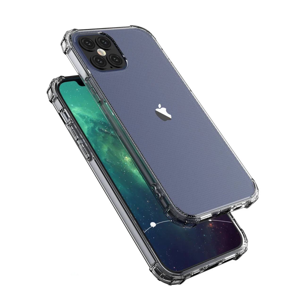 

Anti Scratch Mobile Cover Case Ultra Slim Fit Protective Clear TPU Phone Case For iphone 12 Pro 6.1 Inch case, Transparent