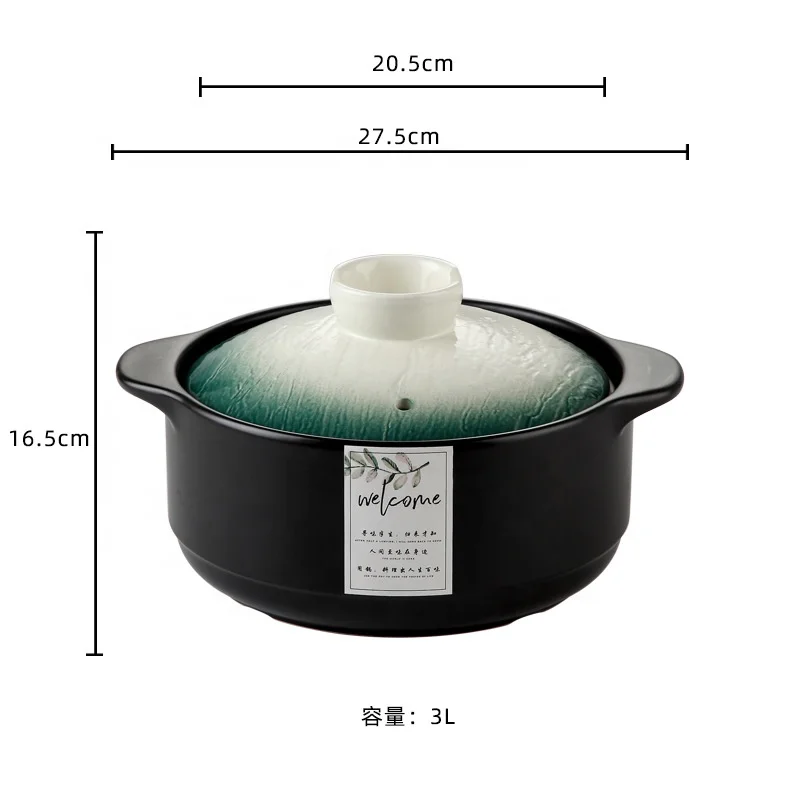 

Big non stick ceramic casserole dish casseroles pot with lid warmer bowls casserole sets for cooking, Blue / green
