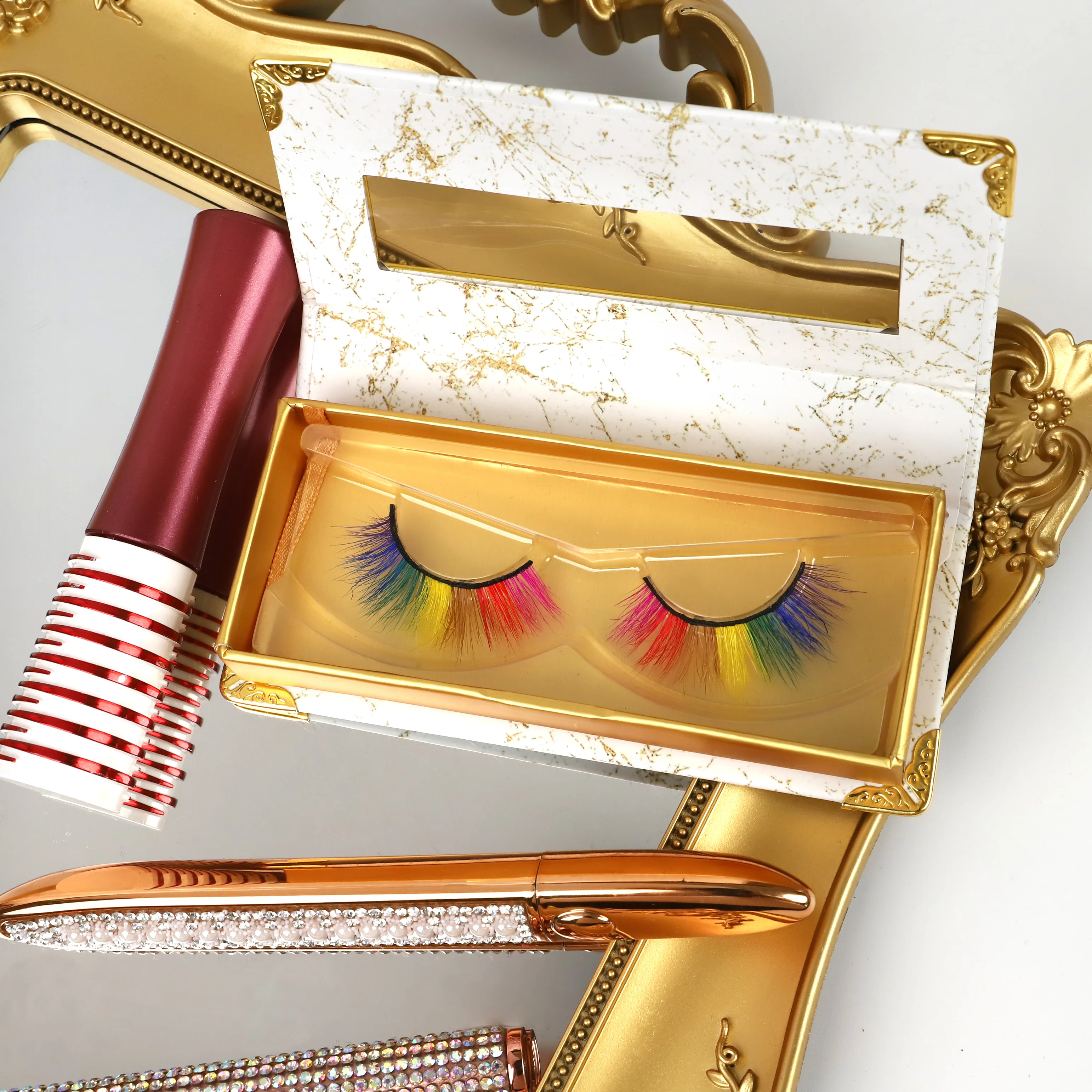 

Factory price wholesale mink siberian 3d lashes full strip mink lashes