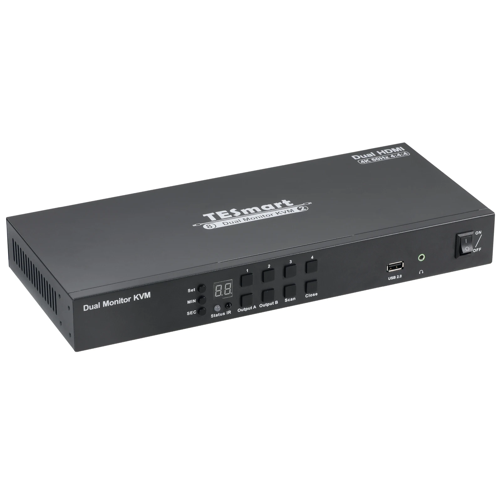 

8-PORT HDMI KVM Switch support automatic switching