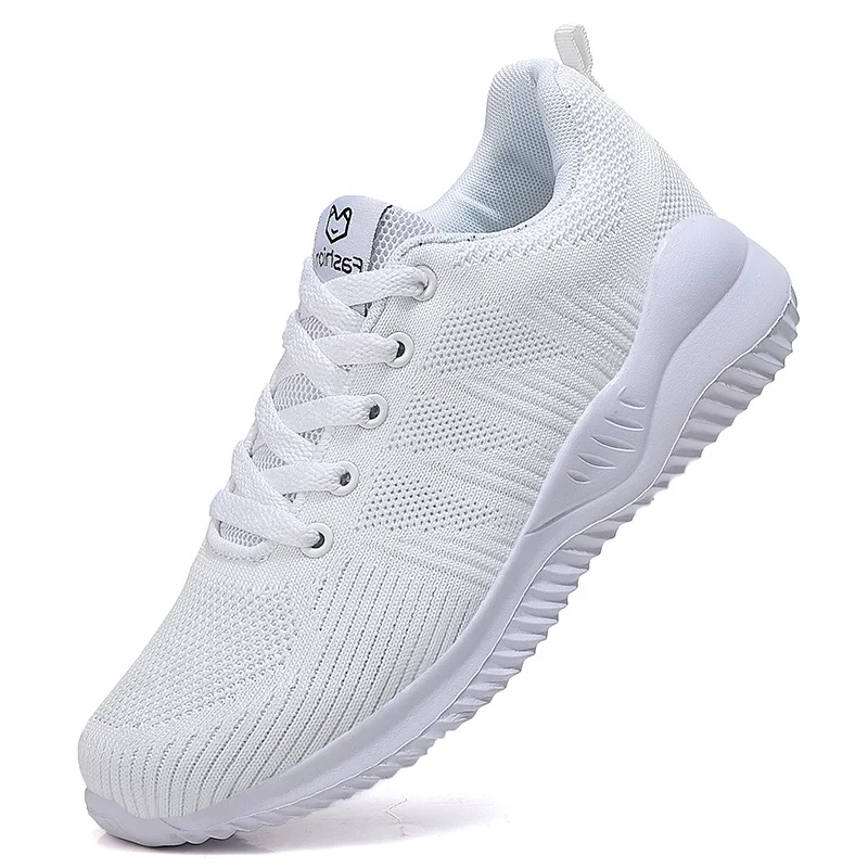 

2021 New High Quality White Womens Sport Shoes Breathable Women's Casual Shoes