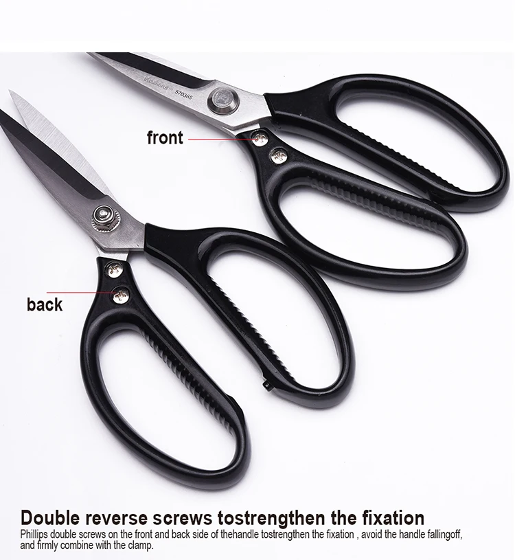 High Quality Stainless Steel Cutting Scissor With Aluminum Handle