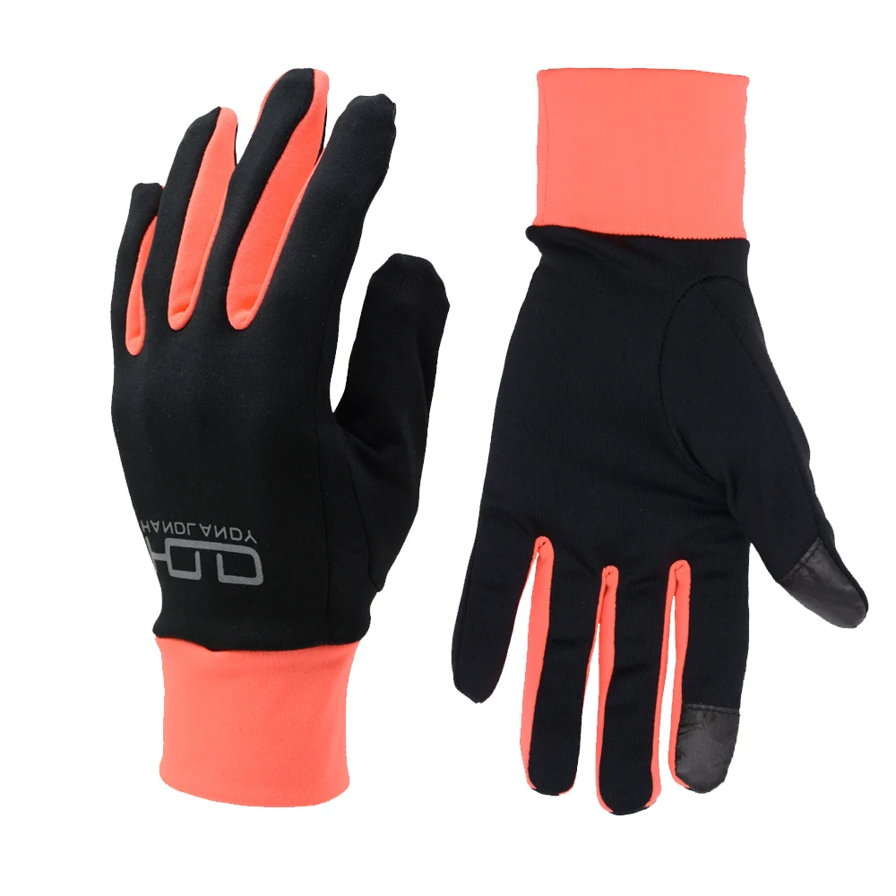 

HANDLANDY Breathable Flexible Pink Winter Outdoor Jogging Gloves,Touch Screen Running Sport Gloves For Men Women, Pink/any customized color