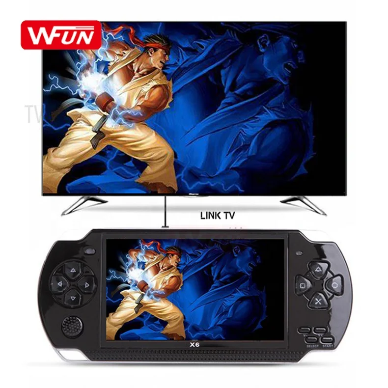 

Multi-Functional Portable X6 Handheld Game Console 64/128 Bit 10000 Games Video Game Consoles, Black;blue;white
